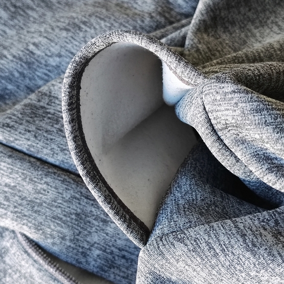 Nike Therma-Fit Hoodie Gray Youth Size XL Sweatshirt Thumb Holes Stain Repel - Picture 8 of 16